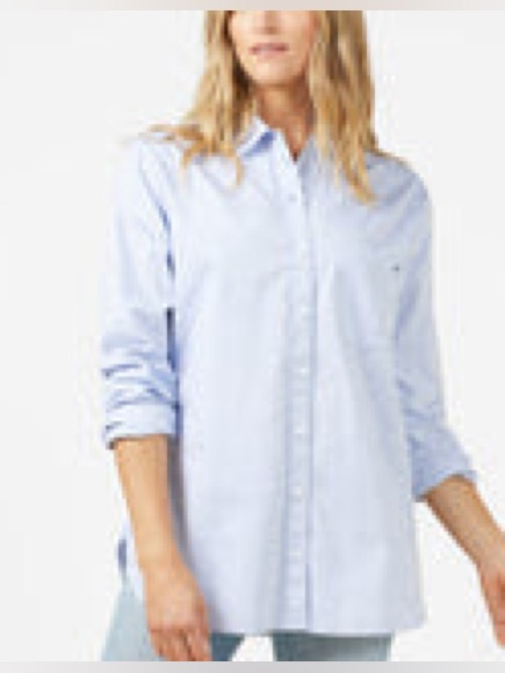Outerknown Sydney Boyfriend Shirt Heather Blue / S